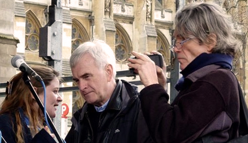 Shadow Chancellor John McDonnell and John Furse, Groundswell: The Grassroots Battle For The NHS And Democracy 2014-2019